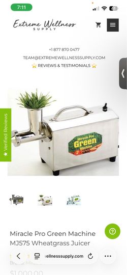 Wheatgrass Juicer