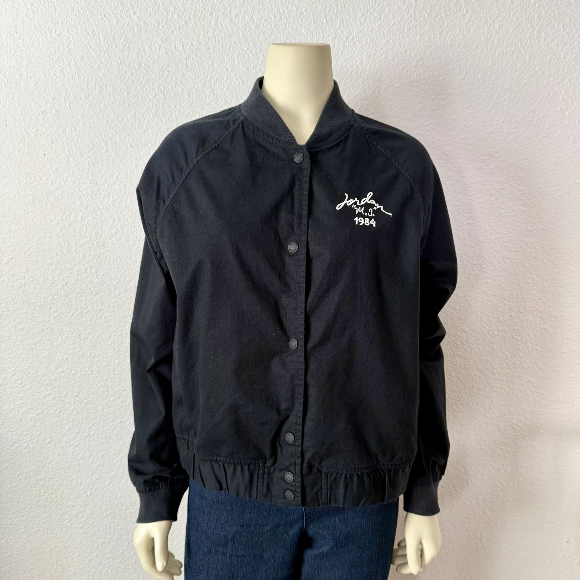 Jordan Women's Varsity Black Jacket Size S