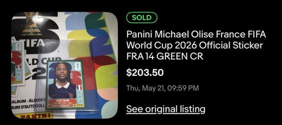 Fifa panini World Cup