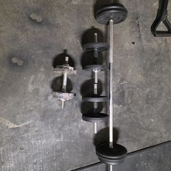 Weight and bars all for $75
