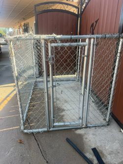 Chain Link Dog Kennel Panel Set