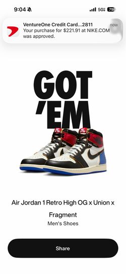 Jordan Fragment size 10.5 DS