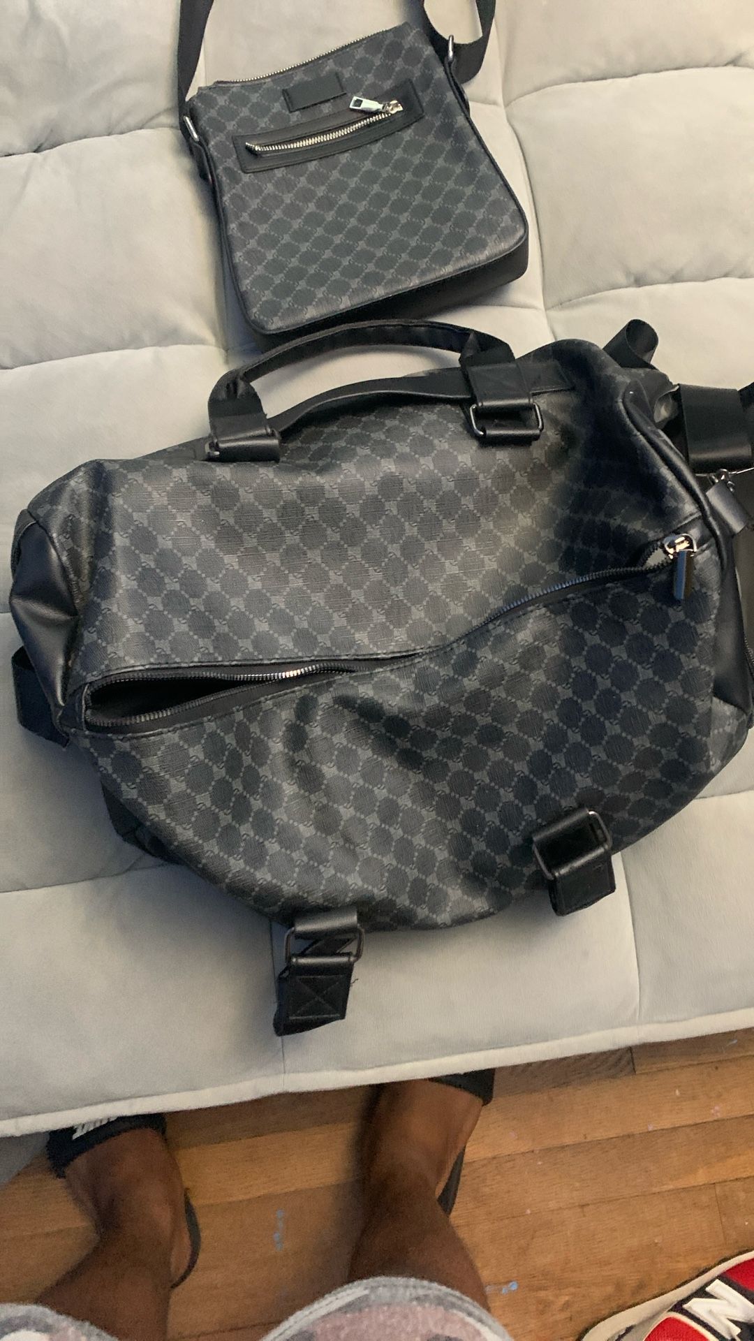 Duffel bag and Crossbody bag