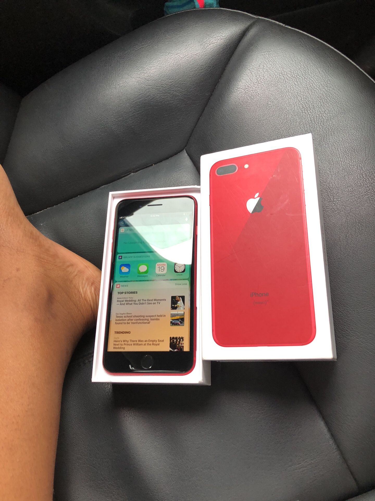 iPhone 8 Plus red at&t 256 gigs