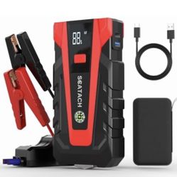 Car Jump Starter, 3000A/12V, New