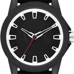 AX Armani Exchange Black And White Watch 