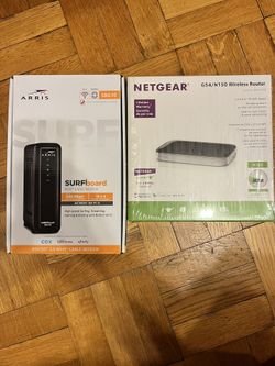 Wi-Fi Cable, Modem, And Wireless Router