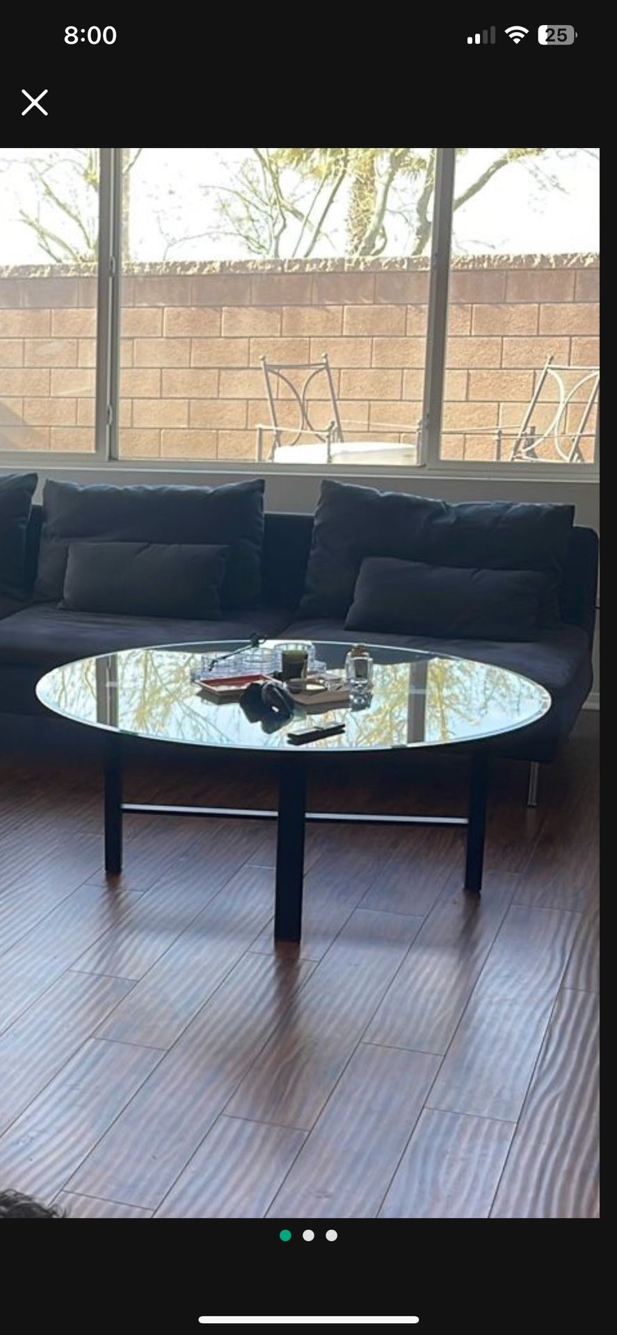 Round Glass Coffee Table