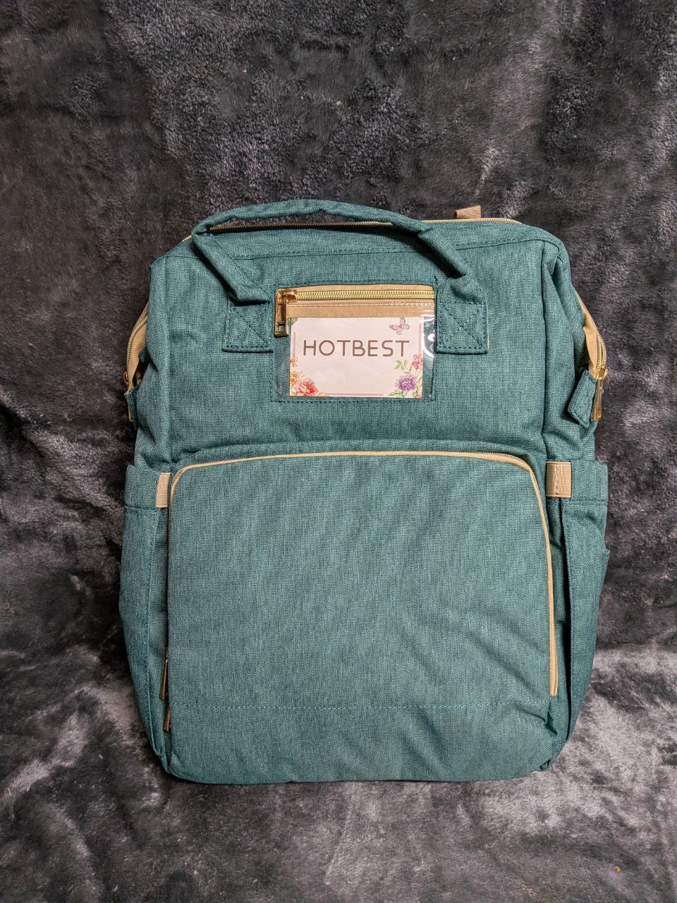 HOTBEST Diaper Backpack – Large Baby Travel Backpack, Green, New