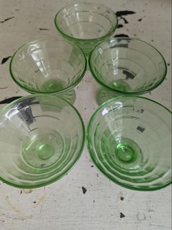 Depression glass pink, green, clear over 60 pieces