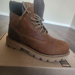 TIMBERLAND WORK BOOTS SIZE 8 (brown)
