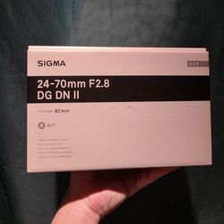 Brand new Sigma 24-70mm f2.8 DG DN ART II for Sony E full frame