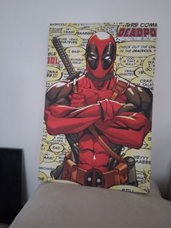 Deadpool Marvel Comic Art Poster Print