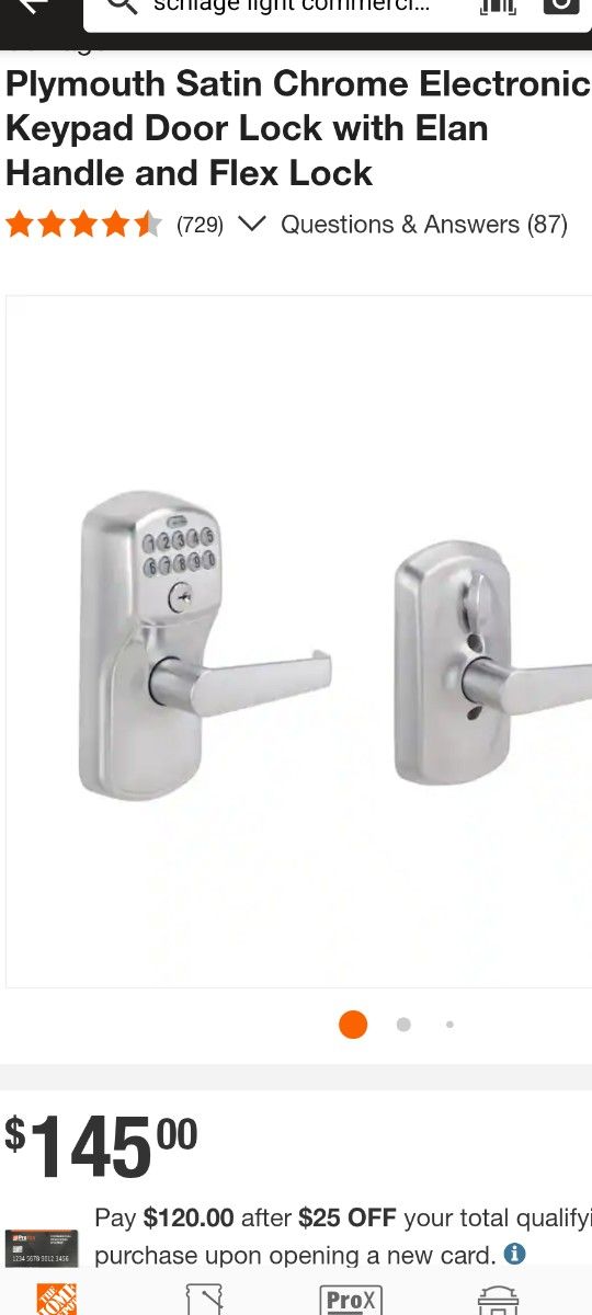 New Unopened Schlage Key Or Keyless Digital Lock