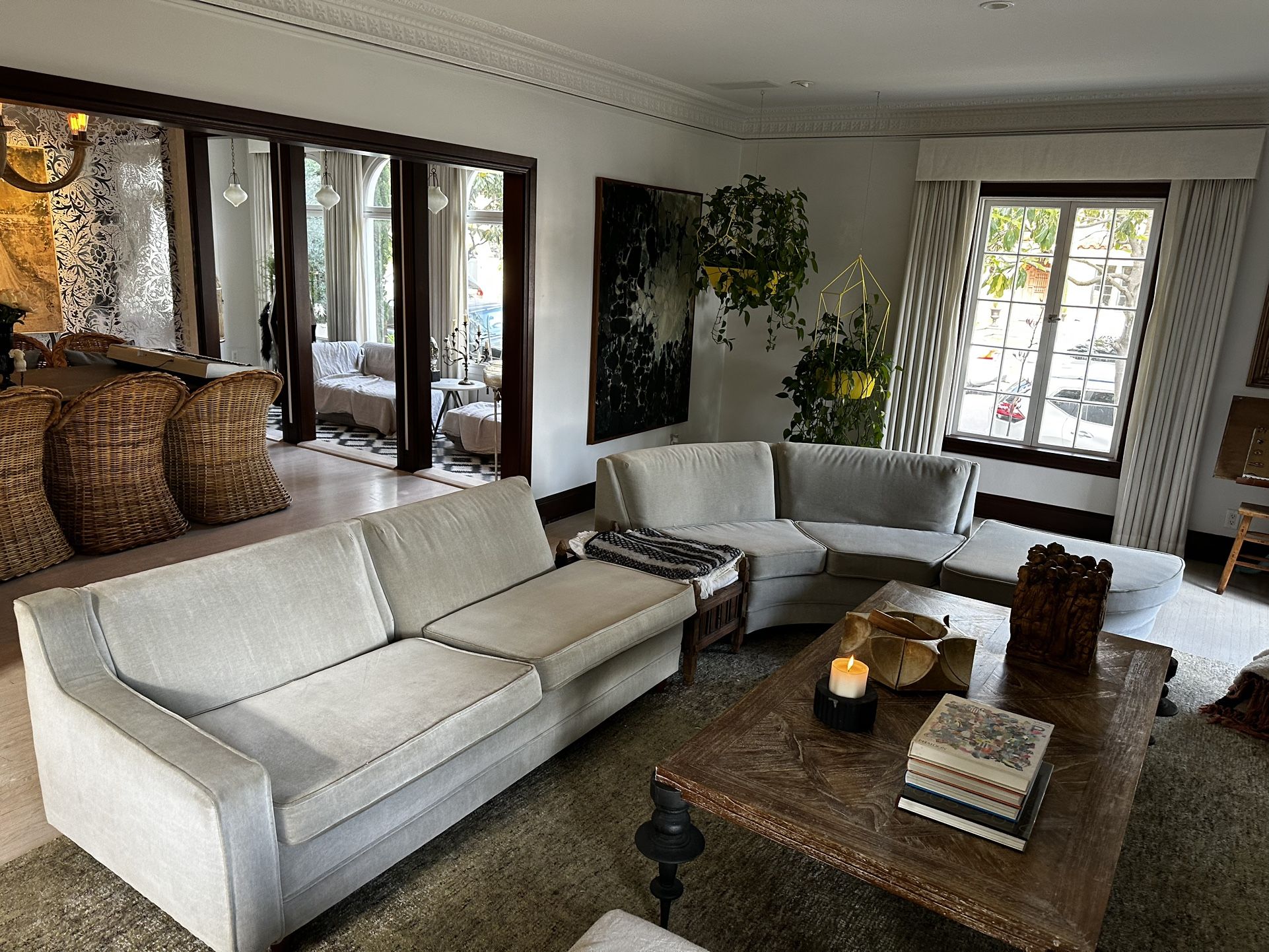Vintage Mid Century Mohair Couch