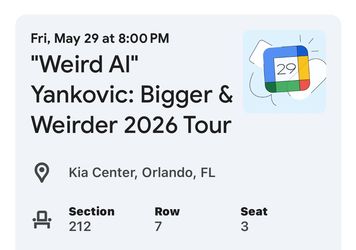 Weird Al Yankovic tour