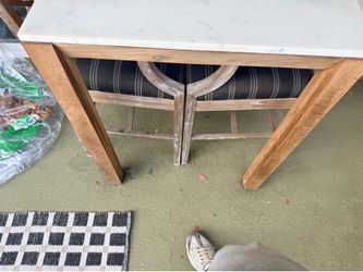 High top table and chairs