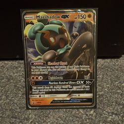 Marshadow GX Pokémon Card - Damaged