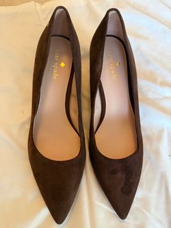 Kate Spade Brown Suede Heels Size 9 New