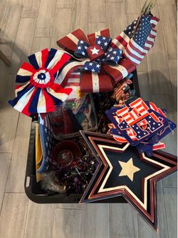 4Th of July party box. Loaded
