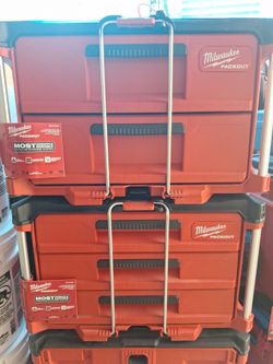 MILWAUKEE PACKOUT  DRAWER TOOL BOX