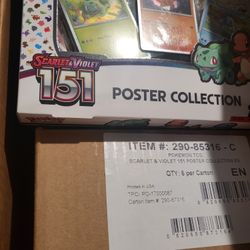 Pokemon 151 Poster Collection Boxes