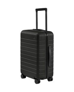 Away Carry-On 22-Inch Lightweight Polycarbonate Spinner Luggage Jet Black