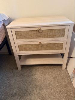 Rattan Nightstands set of 2