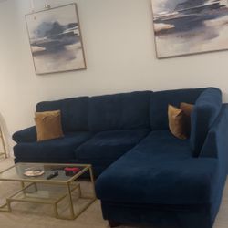 Blue Living Room Set 