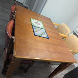 Sturdy Wooden Dining Table