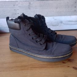 Dr.Marteens Maelly High Top  Sneakers Boots Black Size 6.5 