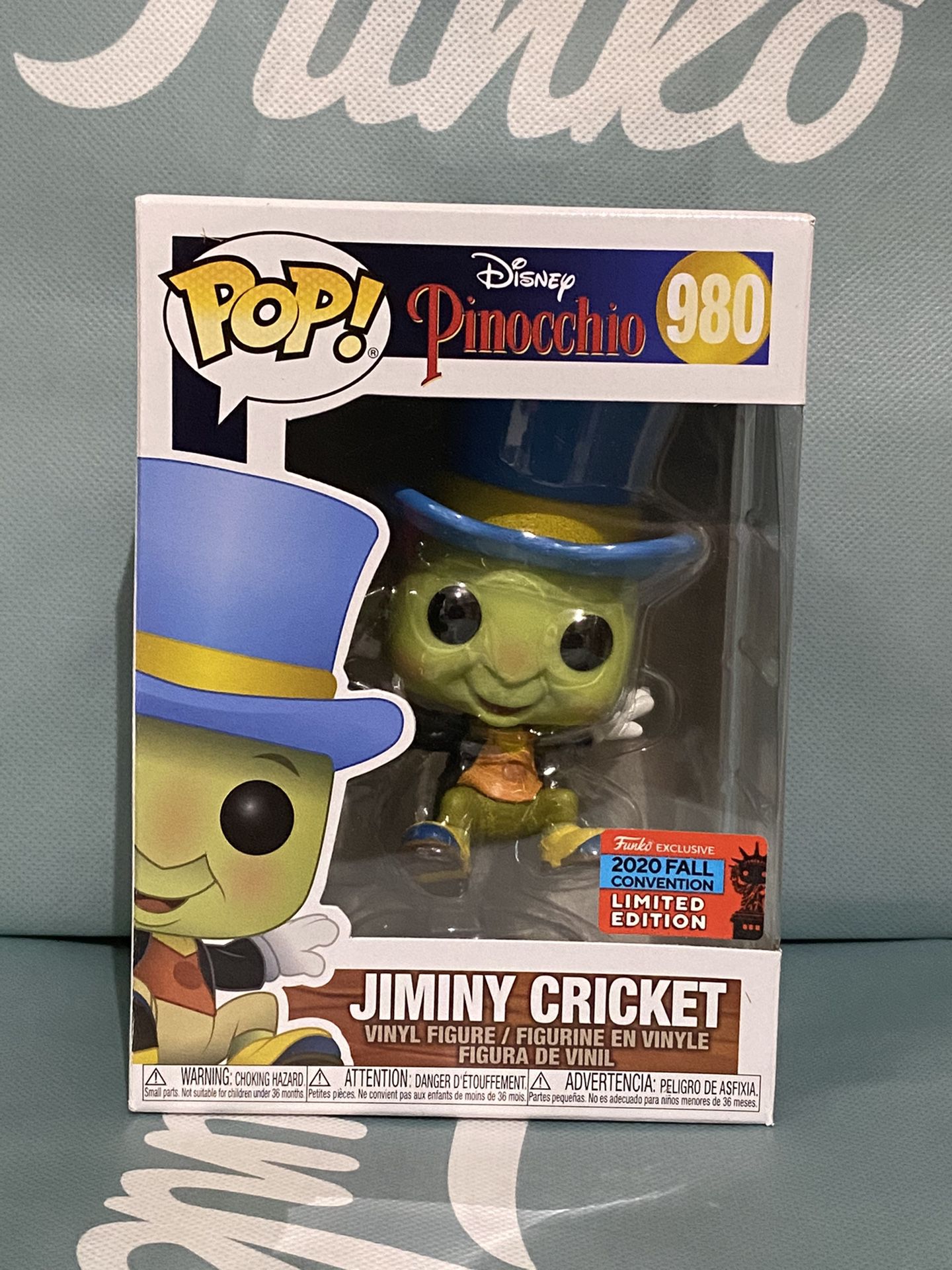 Funko Pop Jiminy Cricket NYCC 2020 Shared