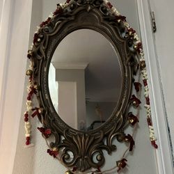 Vintage Wooden Mirror