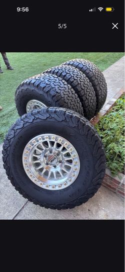 Chevy Silverado IMs rims and tires 315/70/17