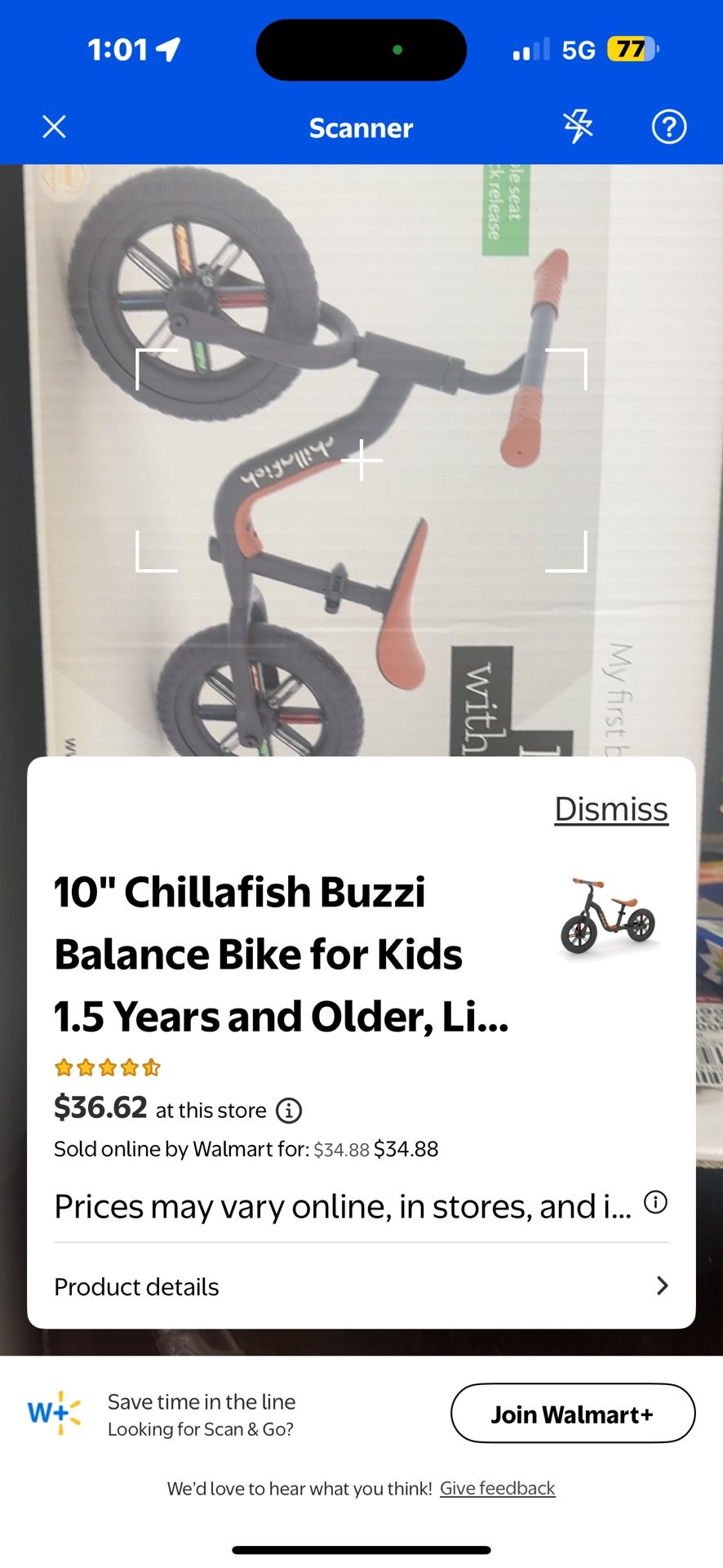 Balance Bike For Kids 1.5 Yrs And Older