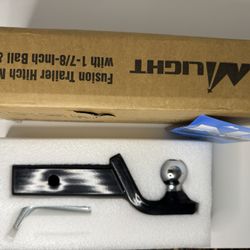 Fusion Trailer Hitch Mount With 1-7/8 Inch Trailer Ball 5/8 Inch
