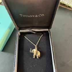 Rare Tiffany’s Elephant Necklace - Never Worn!