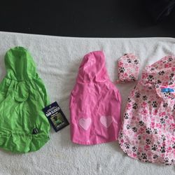 Rain Coats Or Jackets For Small Cat Or Dog