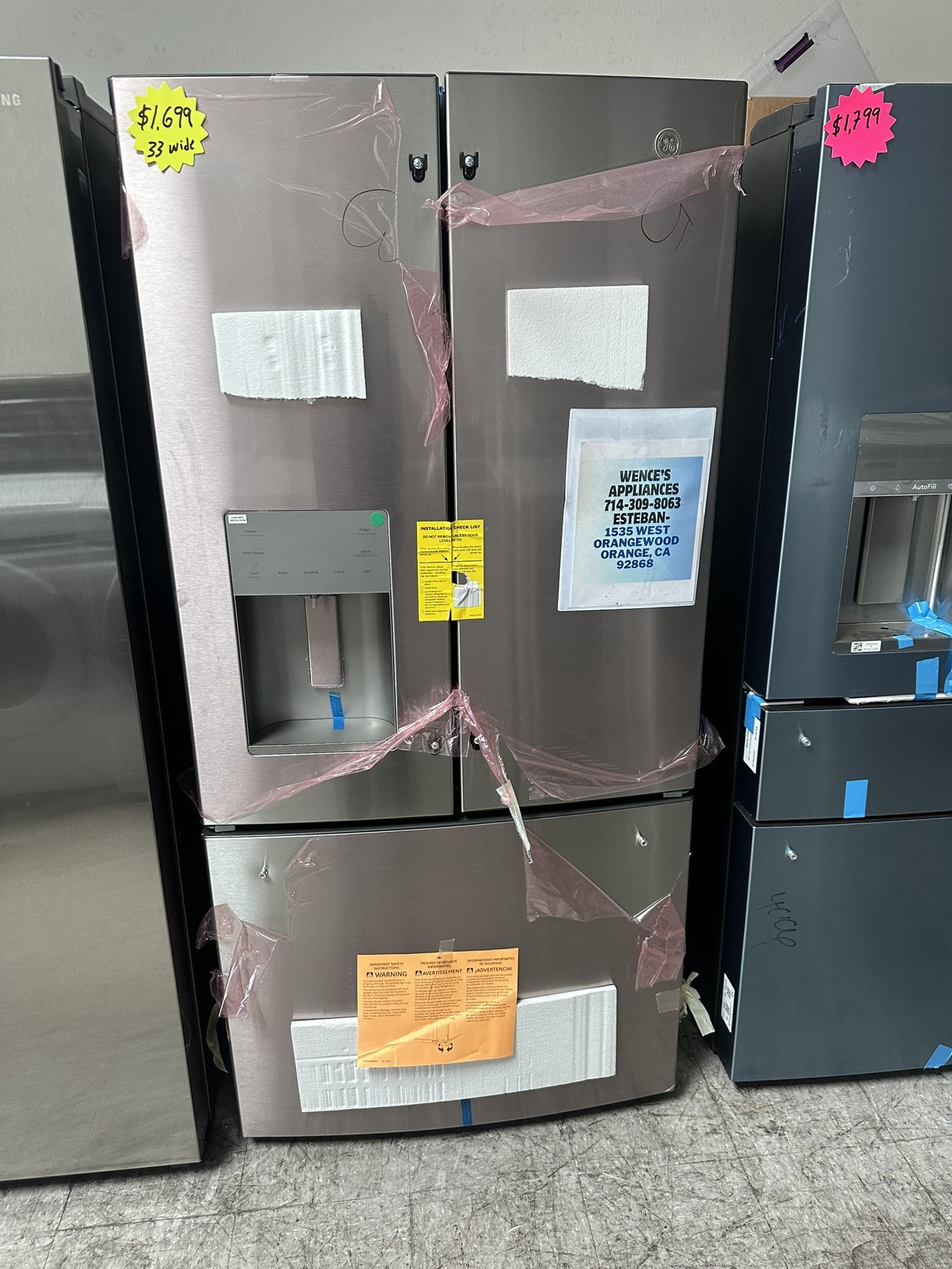33 Wide Ge Refrigerator