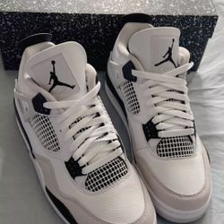 Jordan Air Jordan 4 retro ''military black'' Men's Size Basketball Shoes