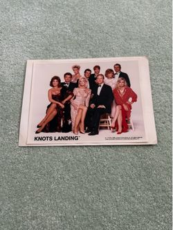 Vintage 1986 Knots landing cast promo press photo – Laredo merchandising – 8” x 10”