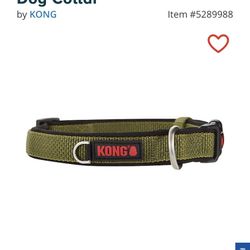 KONG Padded Comfort Dog Collar Size Large 18-26 Inch Neck 