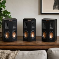 Premium 3-Klipsch RP-250S Speakers + Sony 5.1 AV Receiver – Home Theater Audio Set