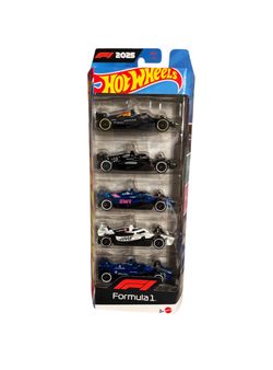 Hot Wheels F1 2025 Formula 1 5-Pack