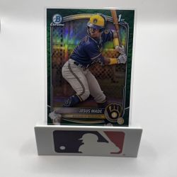 2025 Bowman Chrome Prospects Jesus Made #BCP-50 Reptilian Refractor (RC) /99