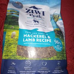 5.5 Pounds Of Ziwi Peak Brand Lamb And Mackerel Dog Food Expiration Date 6-19-26