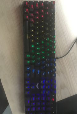 mechanical keyboard, blue switches