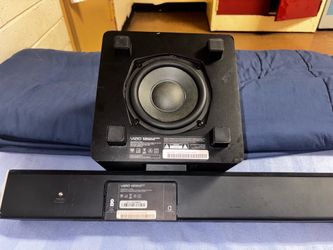 Vizio sound bar 38” and subwufer