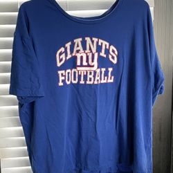 Majestic New York Giants T-Shirt - Short Sleeve - US Size 3XL - 100% Cotton 