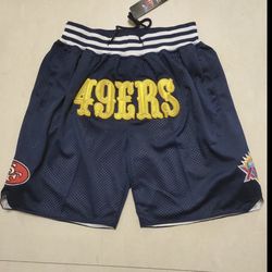 SF 49ers Athletic Shorts. 